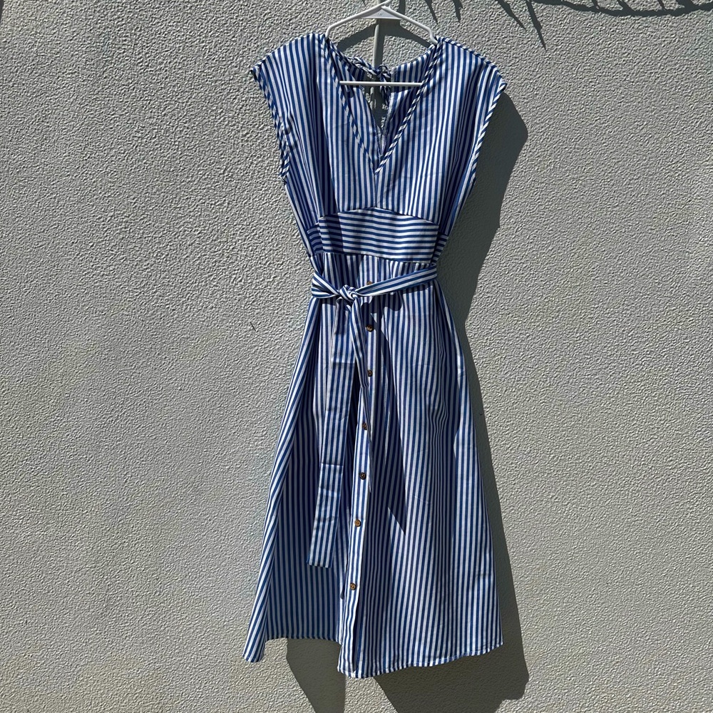 Blue and white size small dress